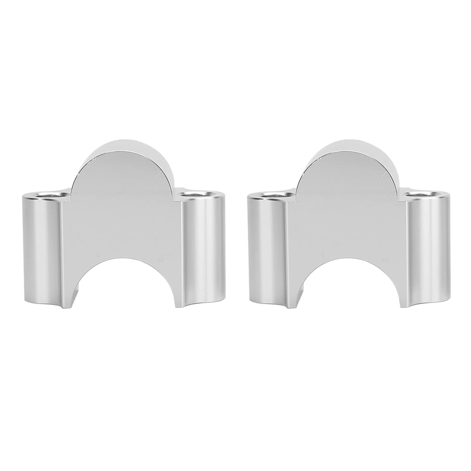 Riser Manubrio, Regolabile Durevole 28MM Premium Morsetto Manubrio Moto Alluminio con 4 Viti X per ATV per Moto Quad(D'argento),maniglia della moto
