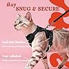 rabbitgoo Cat Harness and Leash for Walking, Escape Proof Soft Adjustable Vest Harnesses for Cats, Easy Control Breathable Reflective Strips Jacket, Black, XXS #5