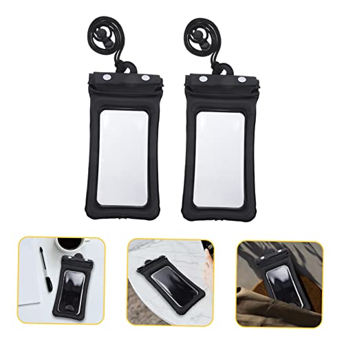 MARMERDO 2Pcs Saco Impermeável Móvel Selo Porta-Passaporte Em Pvc Miss