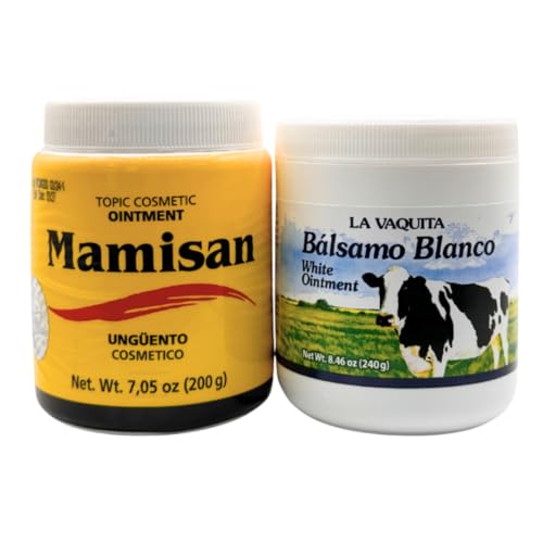 La Vaquita Blsamo Blanco (240g) & Cosmetic Ointment (200g) Enhance Workout Intensity Promote Sweating and Support Muscle Recovery