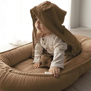 PaLulli Babynest mit Musselin Pucktuch