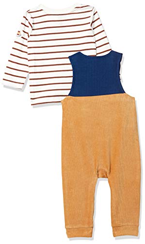 Image of miniklub Boys Multi Printed T-Shirt With Dungaree