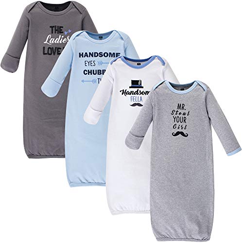 Image of Hudson Baby unisex-baby Cotton Gowns