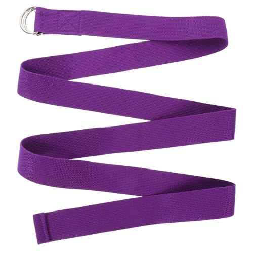ibasenice 5Pcs Non Elastic Yoga Strap Multi Purpose Fitness Band for Stretching Flexibility and Muscle Activation Durable Design for Home Workout and Gym Supply