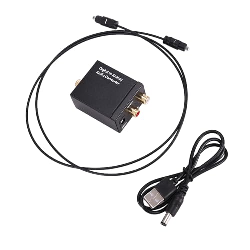 Quystetes Convertitore audio digitale ad analogico in fibra ottica Toslink segnale coassiale a R/L Decoder audio SPDIF ATV Amplificatore