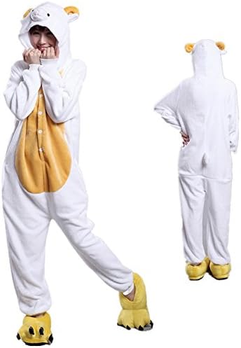 Amazon 羊着ぐるみ ヒツジ着ぐるみ 羊パジャマ 大人用着ぐるみ ハロウィン コスプレ仮装 男女兼用 S 150cm 160cm コスプレ 仮装 通販