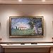 32,43,50,55 Inch TV frame for Samsung The Frame TV and The Frame Pro TV. Marble Gold Finish (not for use with other models) Handmade wood ornate TV Frame (43 INCH SAMSUNG THE FRAME TV)