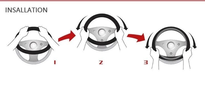 Housse de volant peluche beige Peugeot 2008 e2008 accessoire hiver 2019 2020 - 2