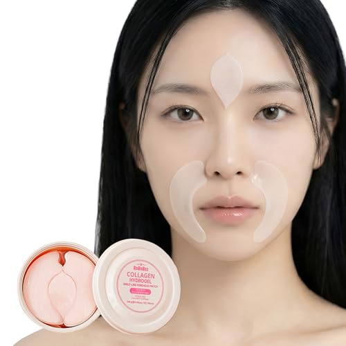 LOLOSKINNY Hydrogel Collagen Face Wrinkle Patches - 90 Sheets Bulk Pack for Daily Korean Skin Care...