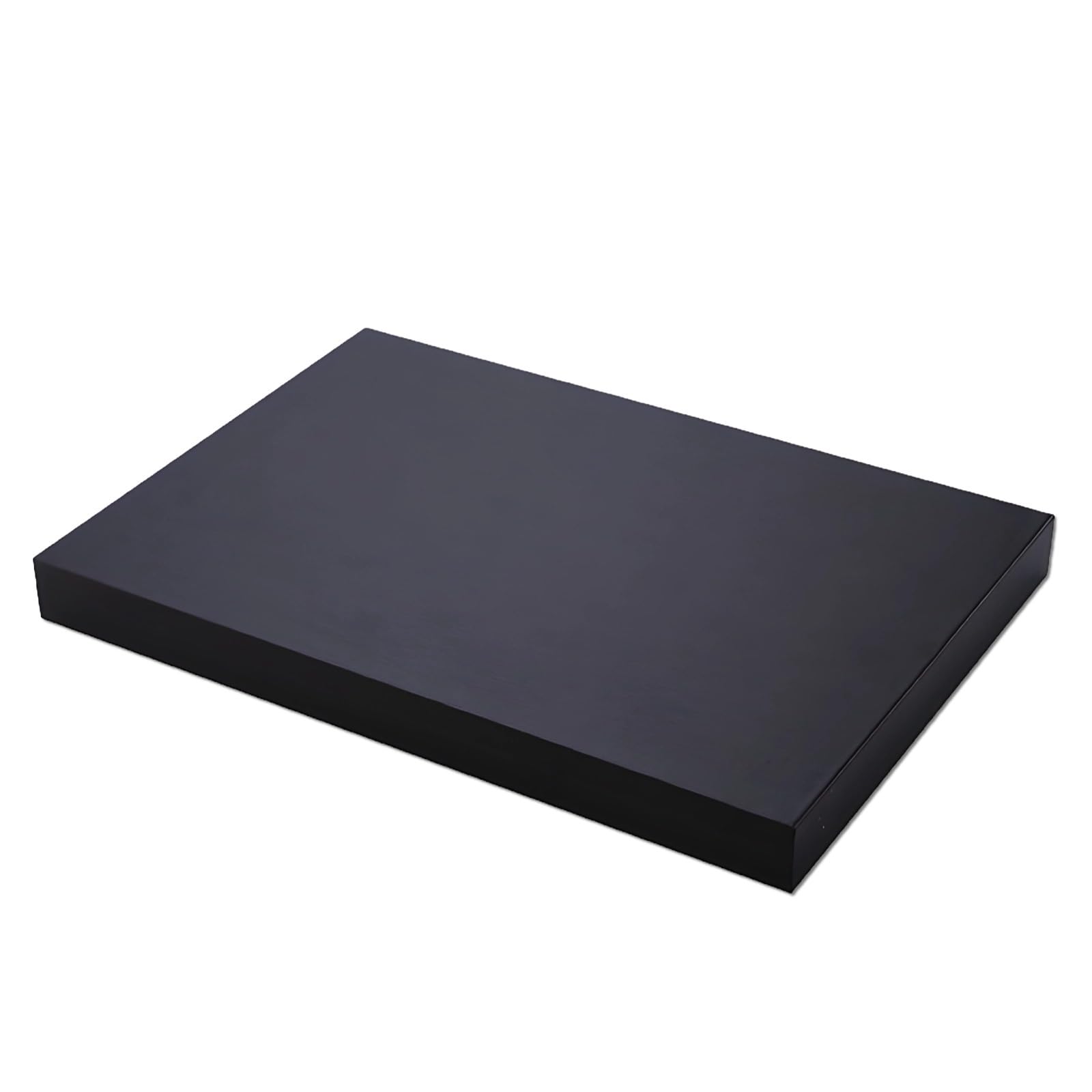 Generisch Schmuck-Riser-Board czarna półka na biżuterię 30 x 20 x 3 cm, bez montażu, podkładka z poliuretanu na różne elementy biżuterii, na naszyjniki, bransoletki i pierścionki
