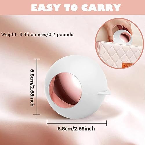 Image of House of Quirk Washable Reusable Gel Lint Roller for Pet Hair, Portable Dog Cat Pet Hair Remover for Clothes, Laundries, Sticky Cleaner, Dust Fuzz Fur for Travel Household (White)