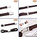 MANJIAMEI 3 Pcs Kids Belt, Adjustable Elastic Belt Waist Belts with Easy Clasp for Boys Girls, Universal Stretchy Belts Buckle Belt Waistband for Children Toddler Fashion Clothing Accessories