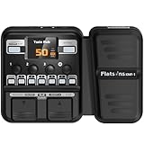 Flatsons KMF-1 Guitar Pedal, 77 Effects Guitar Multi Effects Pedal with 50 Preset, 42 Drum Rhythm, 18 Amp/Cab, Upgraded Color Screen, Aux In, Guitar Tuner Looper Expression Wah Volume Distortion Pedal