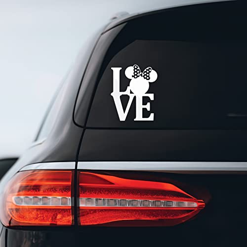 Mouse Bow Love Sticker Decal Notebook Car Laptop 4