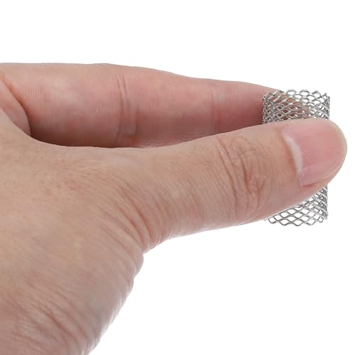 Image of PATIKIL 4 Pcs 15mm OD Strainer Mesh, 27mm H Screen Y Shaped Strainer Filter Valve Mesh Screen 304 Stainless Steel Strainer Mesh for Debris Pump Water Oil Separation