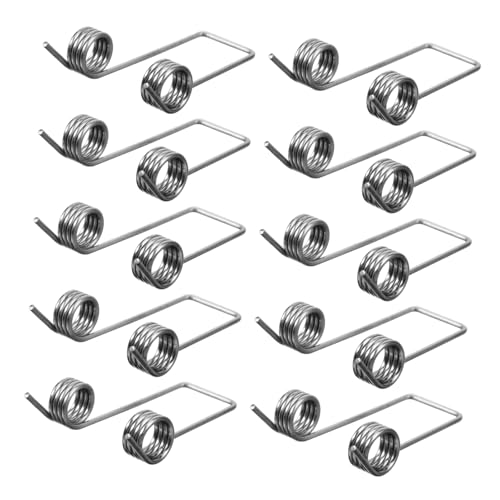 AUTSUPPL Garbage Can Lid Spring Replacement 6pcs Small Trash Can Torsional Spring Steel Spring Bucket Lid Parts