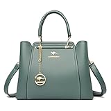 Der magnetische Schnallen- und Reißverschluss sowie der bequeme Schultergurt sind einfach zu bedienen und ermöglichen verschiedene Trageweisen. Sie können die Tasche in der Hand oder über der Schulter tragen.