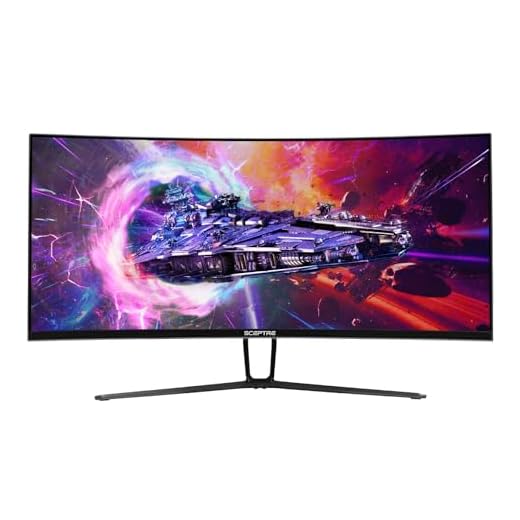 Sceptre 35 Inch Curved UltraWide 21: 9 LED Creative Monitor QHD 3440x1440 Frameless AMD Freesync HDMI DisplayPort Up to 100Hz, Machine Black 2020 (C355W-3440UN)
