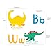DECOWALL DW-1803 A-Z Dinosaur Alphabet Kids Wall Stickers Wall Decals Peel and Stick Removable Wall Stickers for Kids Nursery Bedroom Living Room d?cor ABC