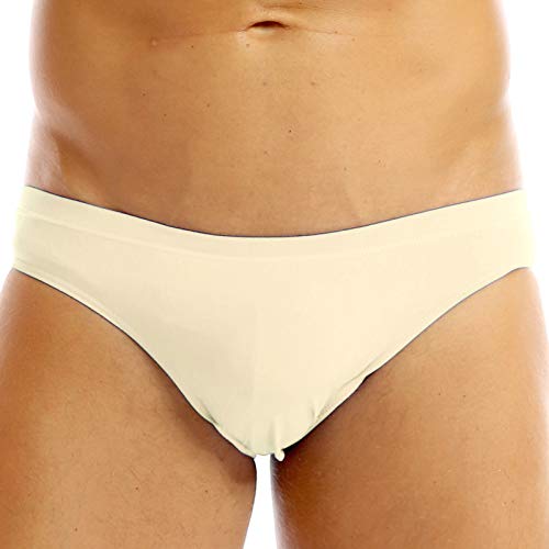 CHICTRY Men's Low Rise Briefs Underwear Traceless Bulge Pouch Bikini Underpants2