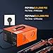 GOYOJO PCP Air Compressor | Max 4500 PSI | Dual Power Car 12V DC or Home 110V AC | Fast Fill for Air Rifle, Paintball, Scuba Tanks | Auto Shut-Off | Built-in Cooling Fan | 300W Oil-Free PCP Pump