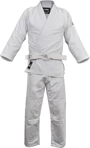 Fuji Single Weave Judo Gi Uniform - Kids & Adults Cotton Training Gi For Judo And Karate, White, Size 3 #TOP22