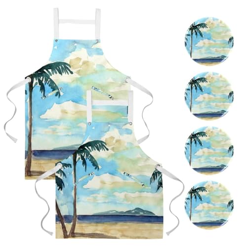 Tablier de cuisine et pâtisserie anti-taches pour le nettoyage de maison