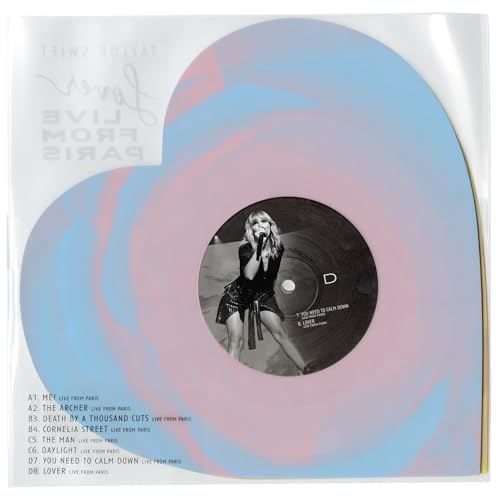 Lover (Live From Paris) [Heart Shaped Blue, Pink & Yellow Marbled Colored Vinyl]