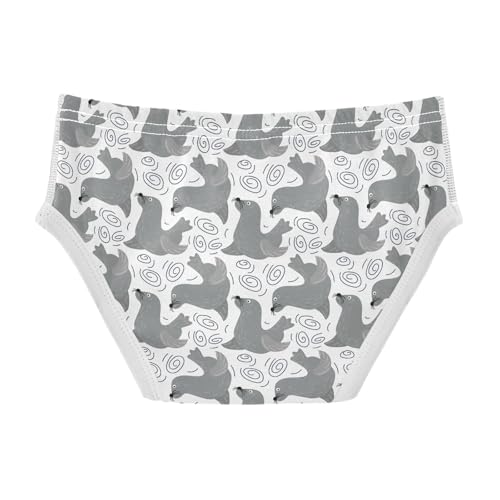Cotton Little Boys Briefs Cute Seal Soft Toddler Underwear2