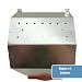 Breker Futterautomat Kaninchen 2,5 KG [mit Deckel] aus Metall - 2 Fresstellen - Futterspender für Kleintiere und Nager - Outdoor geeignet