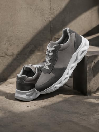 Image of Centrino Sneakers for Men | Lightweight Casual Shoes for Men Stylish | Breathable Mesh Walking Shoes | Cushioned Insole Comfortable Shoe for Man | Durable Sole Footwear|Trendy Lace-Up Shoes for College, Parties & Daily Use (9625)