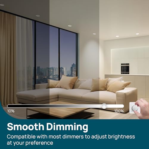 Image of Linkind 12-Pack BR30 LED Flood Light Bulbs Indoor, 10W=65W 850 Lumens 4000K | Dimmable LED Recessed Bulbs, E26 4000K Cool White, UL FCC Certified, Recessed Can Light Bulb for Bedroom Bathroom