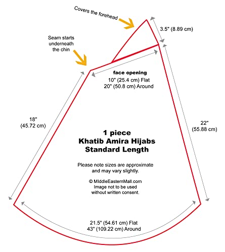 Lycra Hijab 1 piece Amira Easy Pull-on Instant Headscarf2