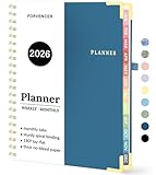 2026 Planner, Forvencer Calendar Planner Weekly and Monthly, Jan 2026-Dec 2026, 8.5