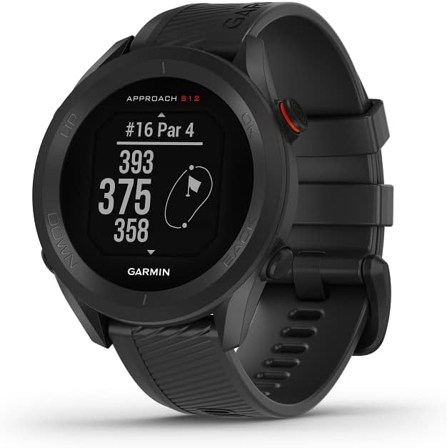 Garmin Approach S12 GPS Golf Watch, Black