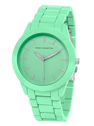 Image of French Connection Hue Green Round Dial Womens Analogue Watch FCS04GR