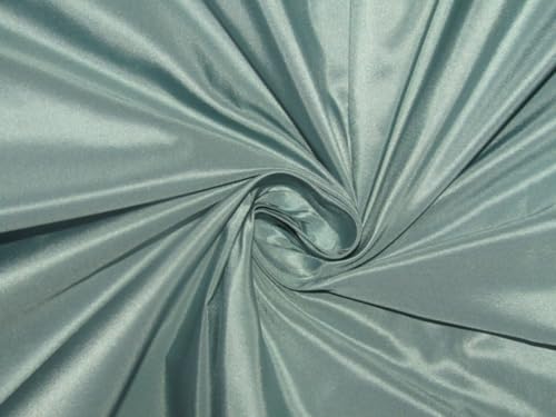 Tissu taffetas 100 % pure soie vert mer foncé largeur 137cm TAF212 au mètre