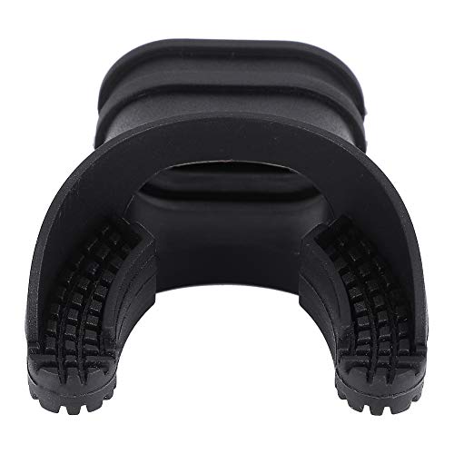 Naroote Boquilla de Silicona para Buceo, Repuesto Cómodo para Reguladores de Snorkel, Equipo de Buceo, Negro, 1,38x0,91 Pulgadas para en Aguas Profundas