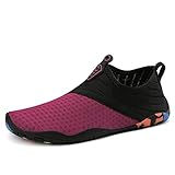 ENEN Zapatos de Agua Hombre Mujer, Unisex Escarpines Deportes Acuáticos Secado Rápido Respirable Antideslizante Zapatos para Yoga Surf Piscina Playa
