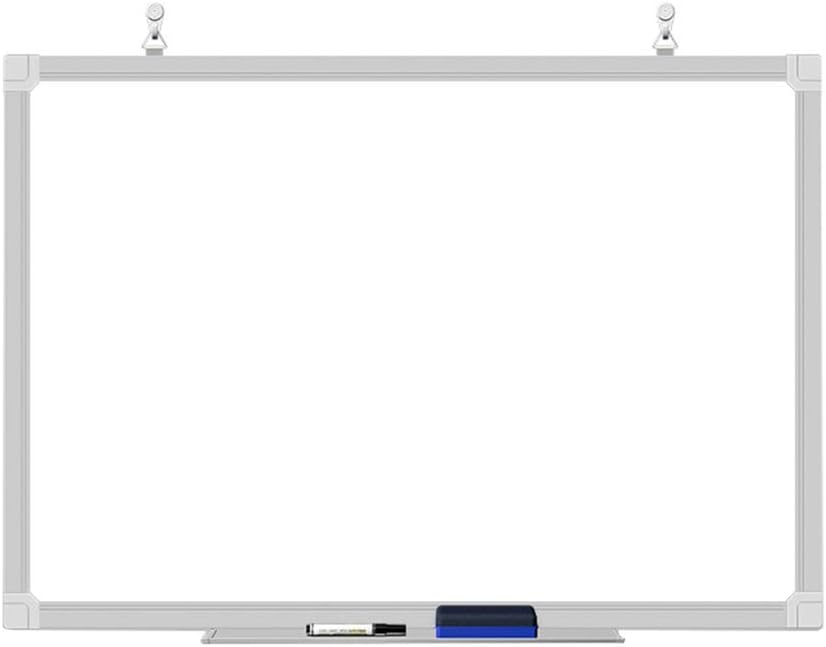 Whiteboard Hanging Magnetic Double-Sided Aluminum Alloy Frame Office Presentation Children Graffiti School Teaching (30X40CM)