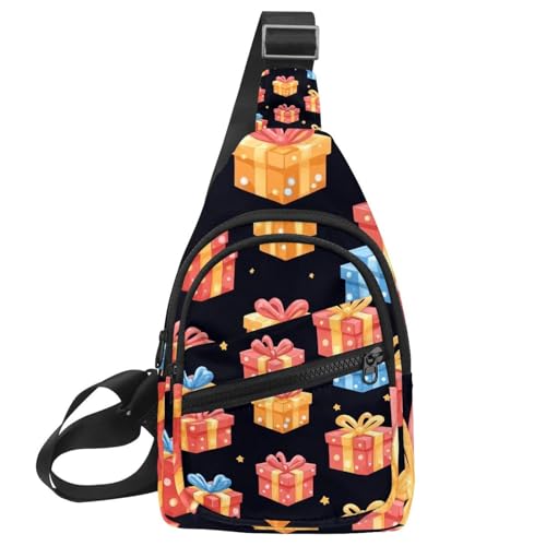 Bolsos cruzados para mujeres y hombres con divertido diseño de pingüinos y correa convertible