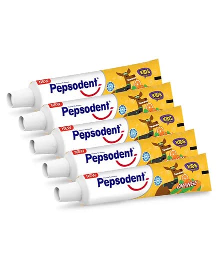 Pepsodent Kids Freshening Toothpaste Orange, 45 Gram ( Pack Of 5) (B0BCJW5TMN) Amazon Price History, Amazon Price Tracker