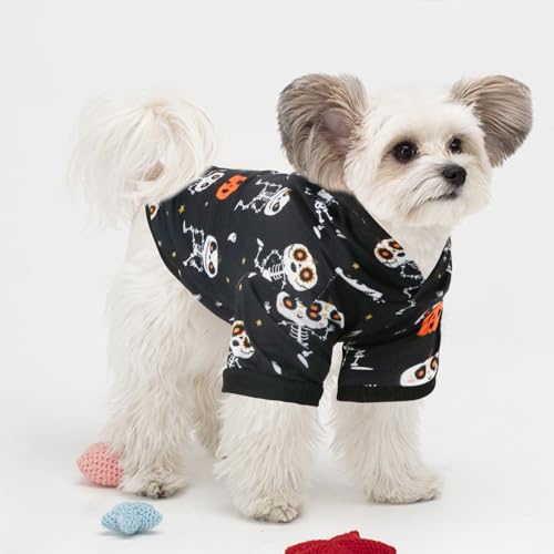 Sudadera con capucha Halloween para perro grande miniatura 3