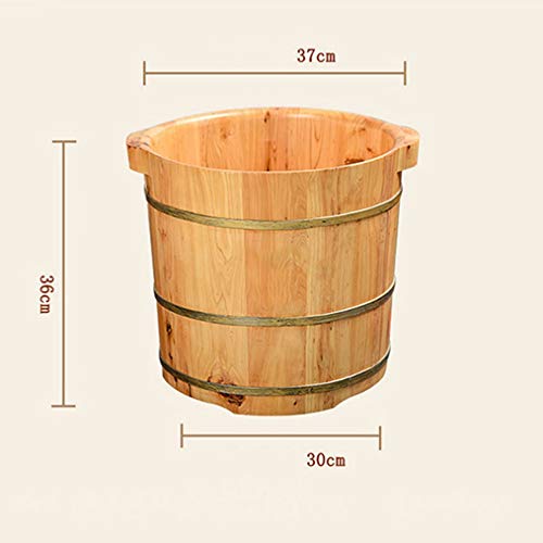 Tina de madera para baño de pies y masaje miniatura 2