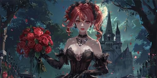 5D DIY Diamond Painting kit Completo, palace Diamond Painting princess Diamond Painting Grandi Dimensioni 50x100cm, Mosaico Fai Da Te Diamond Painting Adulti Hobby Creativi Home Decor, Regalo Donna