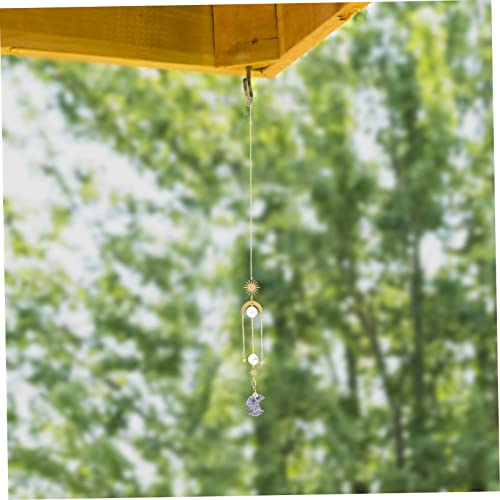 Pendentif éolien moderne lot de 4 pièces pour décoration suspendue extérieure - 3