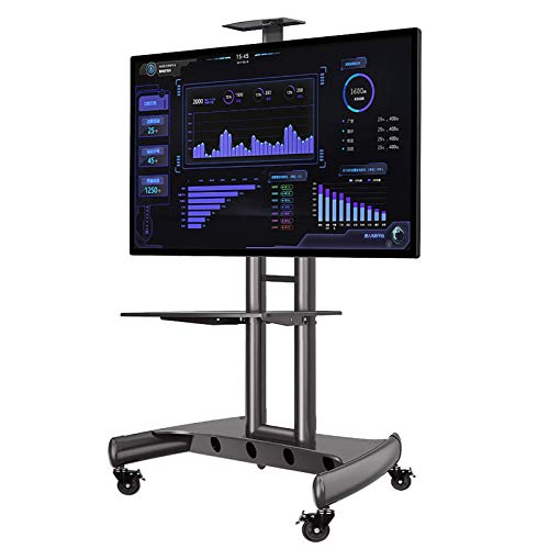 Soporte Universal Rodante Ajustable para TV de Piso