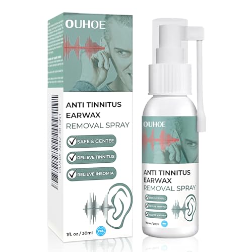 30ml Ohrenschmalz Entferner Spray, Ohrenschmalz Entferner Flüssigkeit, Sanfte Ohrenreiniger Lösung, Zur täglichen Ohrpflege, Verhindert Ohrenschmalzansammlung bei Erwachsenen & Kindern