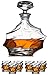 YIMINGYANG Dozownik butelki alkoholowej Whisky Decankter Set z 6 Bourbon 320 ml Okulary do alkoholu, Scotch, Brandy, Wróżki Wódka Whisky Glass Gift Set Whisky Prezent Set