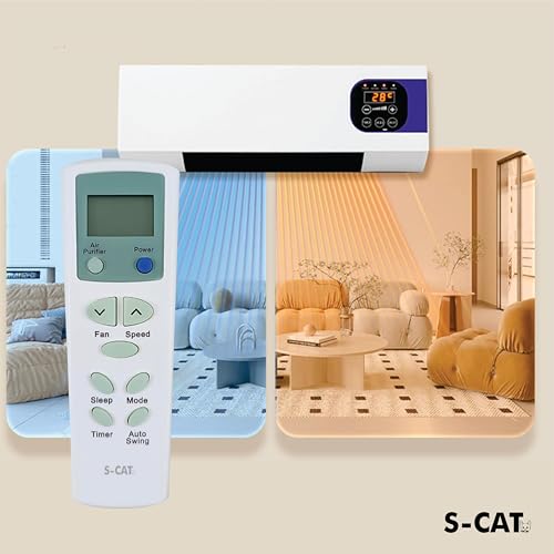 Image of S-CAT Compatible with LG AC Remote Control AKB73616103 Model 75 (No Backlight) Suitable for 1 1.5 2 Ton Split & Window AC (Match Old Remote Exactly, Contact Customer Care for Order)